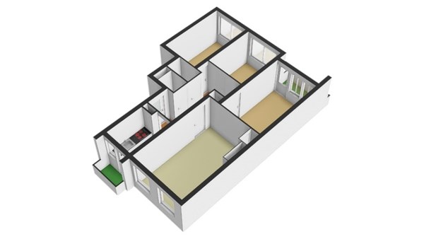 Floorplan - Engelsestraat 141B, 3028 CE Rotterdam